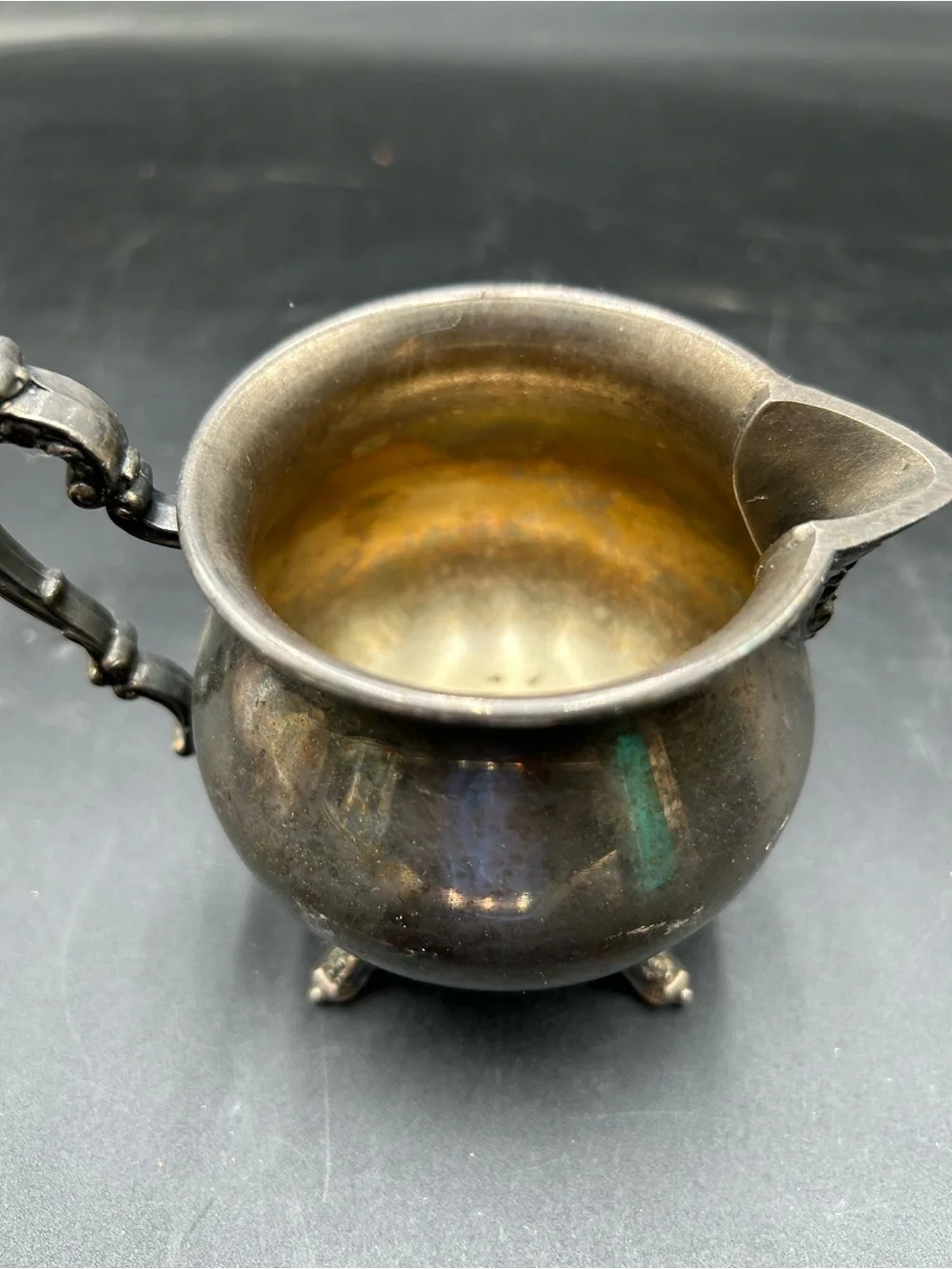 Vintage WM Rogers Silver plate Creamer Pitcher - Elegant Serving Accent